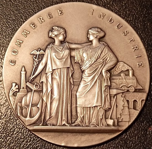 Médaille commerce industrie - médaille,