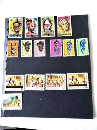 Lot timbres emis par la - 15,