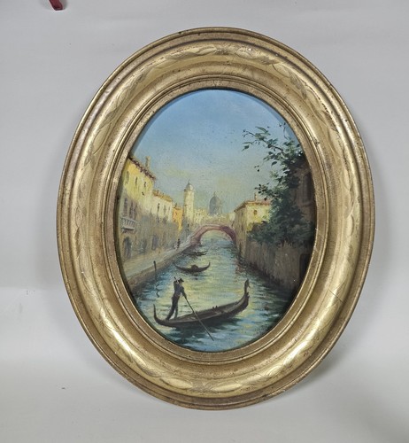Tableau xixeme ovale cadre - tableau,