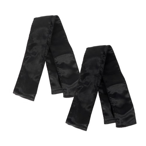Foulard satin noir - foulard, en