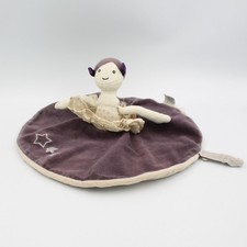 Doudou plat rond poupée Aimé