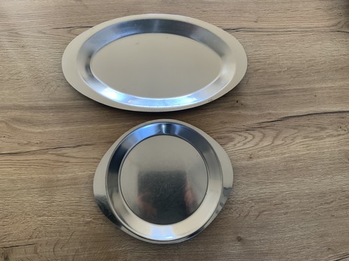 Plats inox ovale 46 x - -,