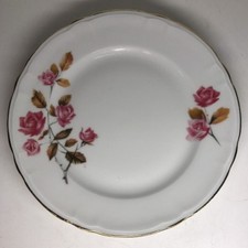 Lot1 De 6 Petites Assiettes En Porcelaine De Luxe CNP Décor Floral D 17,5 Cm
