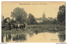 AUDP6-0412-77 - BETON-BAZOCHES - l'abreuvoir - haute-maison - vache