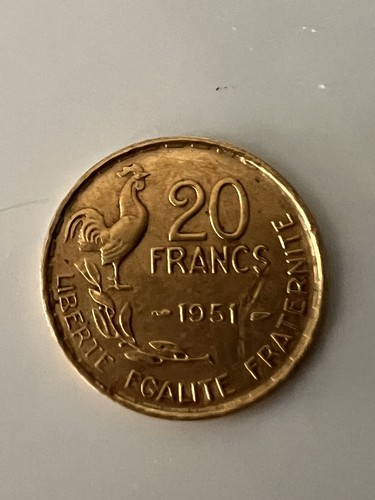 Pièce monnaie francs - pièce, 20