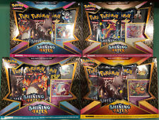 NEW Pokémon TCG: Complete Set of 4 Shining Fates Mad Party Pin Collections