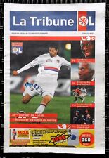 RARE PROGRAMME TRIBUNE OL OLYMPIQUE LYONNAIS-GF 38 GRENOBLE FOOT 2010 LIGUE 1