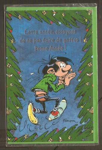 Franquin grande carte double - franquin,