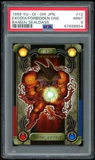 Yu-Gi-Oh Japanese Sealdass 12 Exodia The Forbidden One 1999 PSA 9 67698854