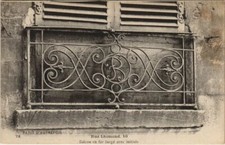 CPA PARIS 5e 10, rue Lhomond Balcon en fer forgé (923237)