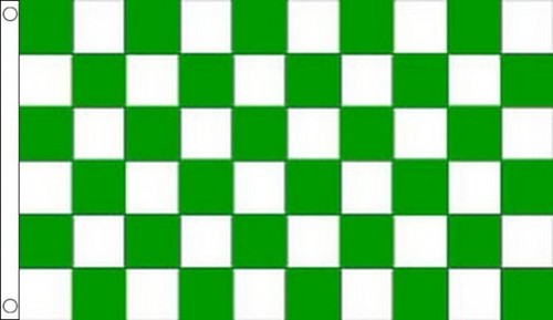 Drapeau damier vert - damier,