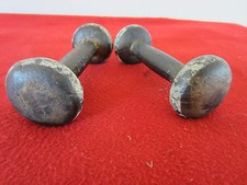 PR OF VINTAGE, 2LB, CAST IRON