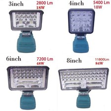 Puissant feu de travail portatif 1884W pour chantier et entretien véhicule