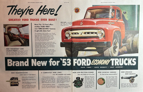 1953 ford trucks - ford, economy