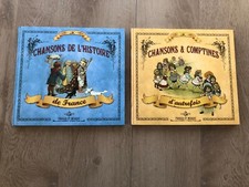 Lot Livres Chansons histoire de france/comptines d'autrefois parole & musique