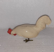 ANCIEN PETIT JOUET COQ AVEC SYSTEME A CLE FONCTIONNE. MARQUE DEPOSE GEGE