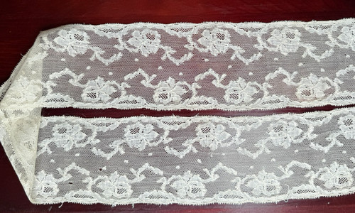Dentelle ancienne malines - ancienne,