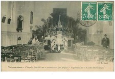 92.VAUCRESSON.n°30537.CHAPELLE STE HELENE.INTERIEUR.EXPOSITION DE LA CLOCHE M