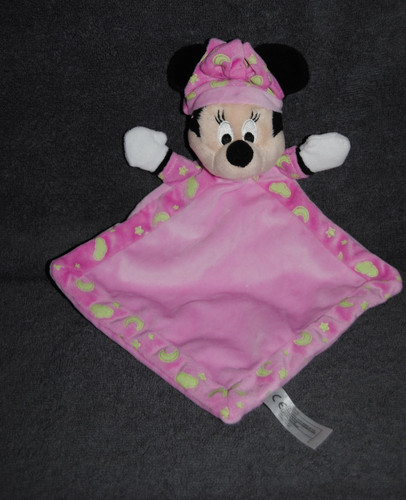 Doudou plat minnie - minnie, rose