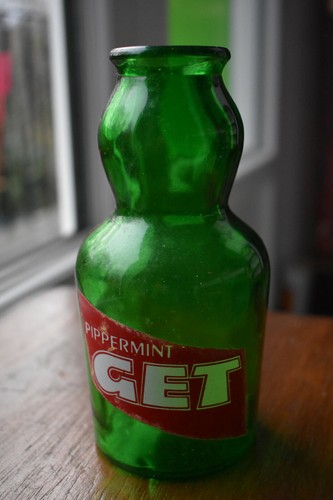 Petite bouteille verte