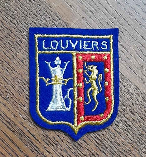 Ecusson brodé louviers - brodé,