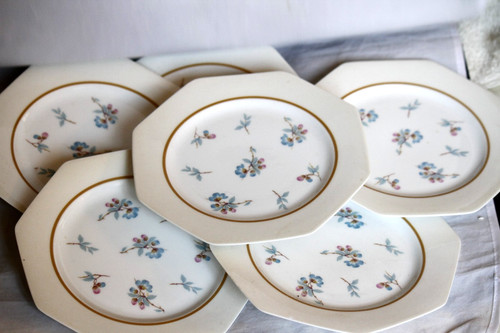 Lot assiettes dessert - assiettes,