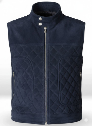 Gilet daim vachette - gilet,