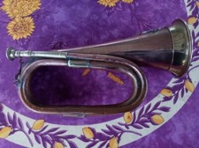 Trompette Clairon Spécial Service Group du Pakistan Cuivre Laiton avec son Bec