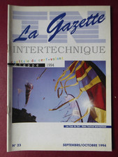 GAZETTE INTERTECHNIQUE 23 1994 CERF-VOLANT KITE DIEPPE ARMADA LIBERTE ROUEN VTT