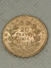 Pièce 20f 1856a - pièce, or