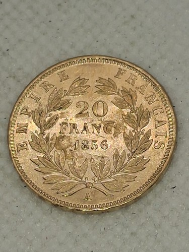 Pièce 20f 1856a - pièce, en