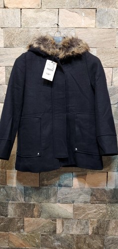Zara duffle coat jacket - zara, faux