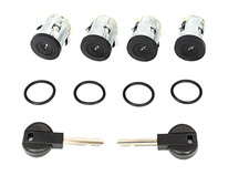 pour FIAT SCUDO I (1996-2006) 4x BARILLETS CYLINDRE SERRURE DE PORTE CLÉS SET