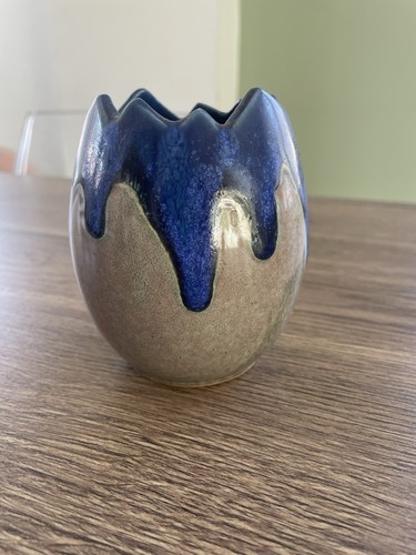 Ancien vase grès flammé - vase,