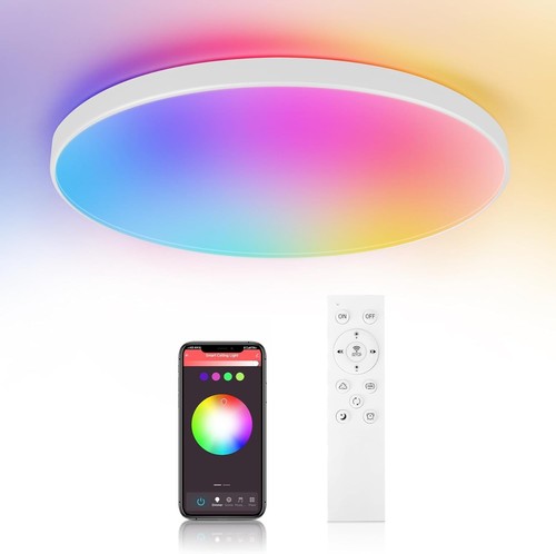 Plafonnier led chambre rgb - plafonnier,
