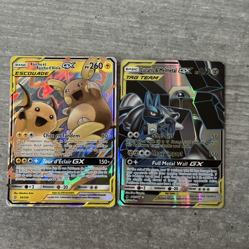 Cartes pokémons escouades - cartes,