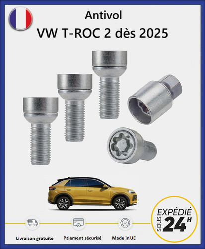 Ecrous antivol roues - ecrous,