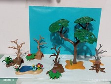 PLAYMOBIL LOT ÉTANG ARBRE VÉGÉTATION DIORAMA ÎLE DESERT BELEN OASIS OUEST