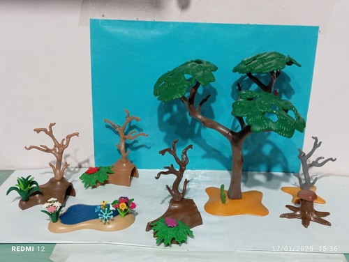 Playmobil lot étang arbre - playmobil,