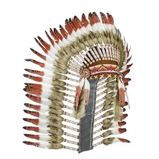 Coiffe Indienne Déguisement Chef Indien Chapeau Pour Festival Performance Party