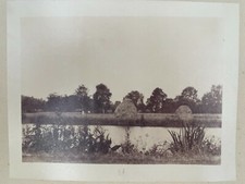 PHOTO ALBUMINE BOTTES DE FOINS AUX BORDS DE L OUDON G6234