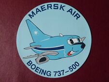 AUTOCOLLANT STICKER AUFKLEBER MAERSK AIR BOEING 737-500 