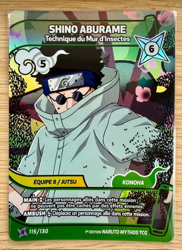 Carte naruto mythos tcg rare - carte,