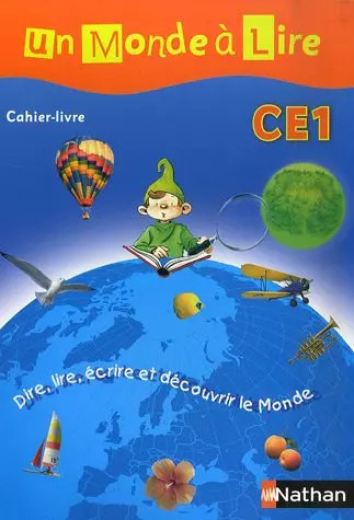 Monde lire cahier livre - un,