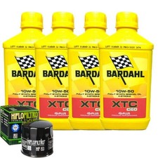 Set Entretien Huile Bardahl XTC 10W50 + Filtre Pour Bimota 750 DB1 S Sr 1985>