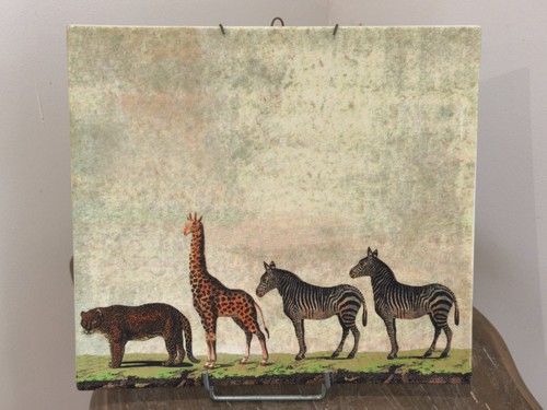Grand plat faience de - , en