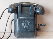 Téléphone mural noir - , en