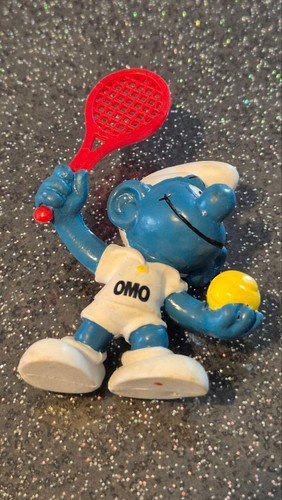 Figurine schtroumpf tennis - figurine,