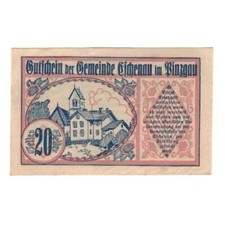 [#322431] Billet, Autriche, Eschenau Im Pinzgau Sbg. Commune, 20 Heller, 