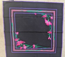 Foulard soie vintage - foulard,